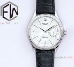  Swiss Grade Replica Rolex Cellini Date 39 White Dial Watch Men